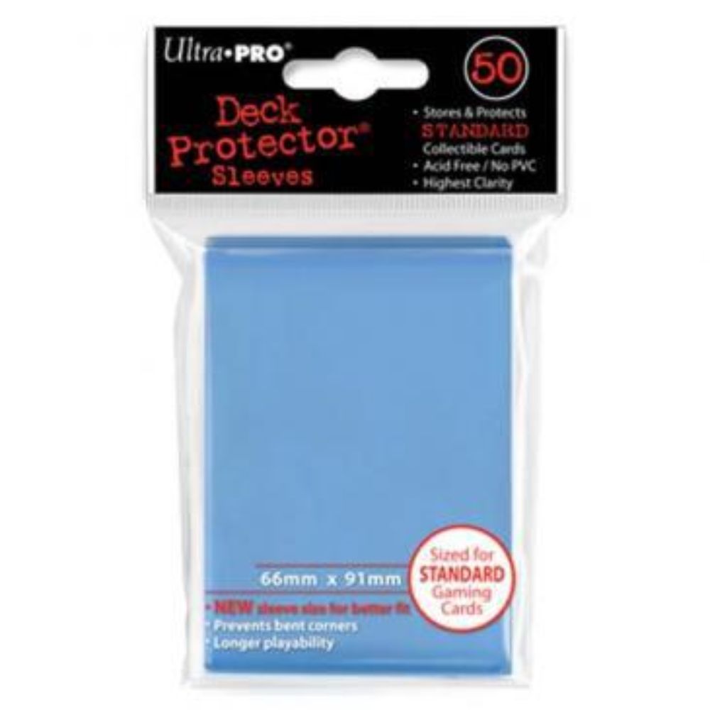 Ultrapro Light Blue Deck Protector (Regular - 50 Ct) image 0