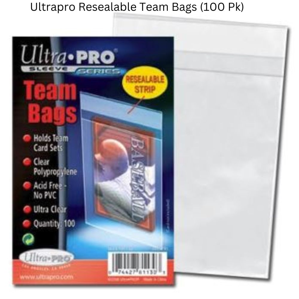 Ultrapro Resealable Team Bags (100 Pk) image 0