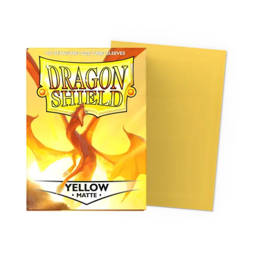 Dragon Shield Sleeves: Standard Matte - Yellow 100CT image 0
