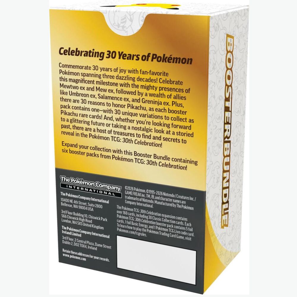 Pokemon 30th Celebration Booster Bundle
