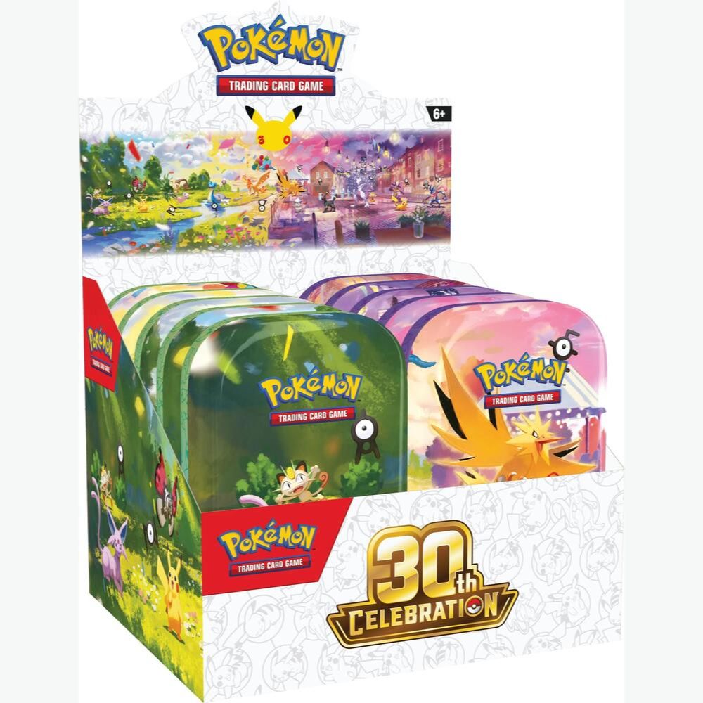 Pre-Order Pokemon 30th Celebration Mini Tin Display 10/2/26 Release
