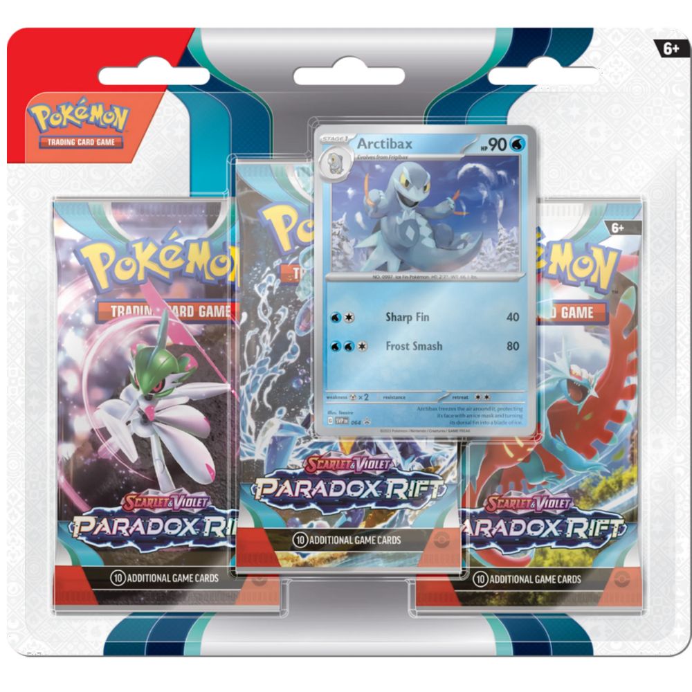 Pokemon Paradox Rift 3 Booster Pack Blister -SV4 image 0