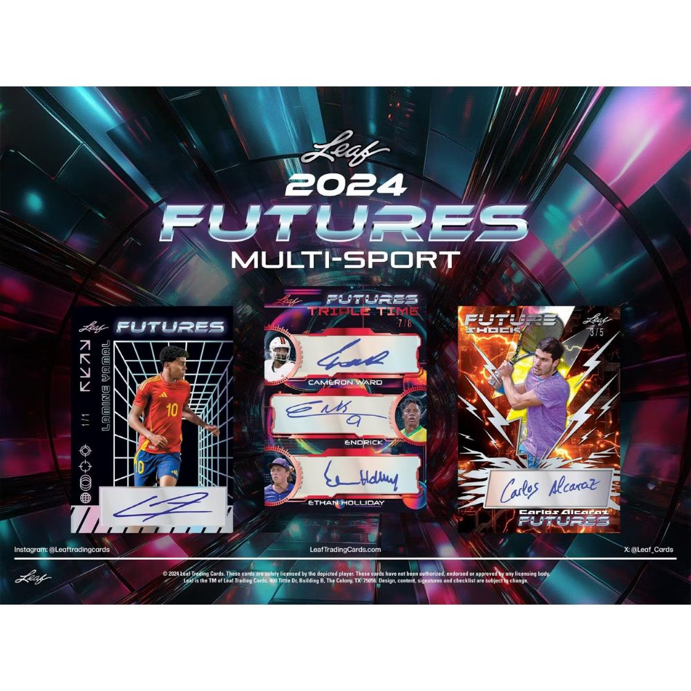 2024 Leaf Multisport Futures Hobby Box image 2
