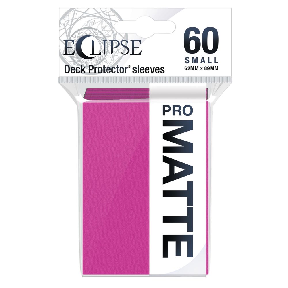 Ultra Pro Sleeves Small Eclipse Matte Hot Pink 60 Count image 0