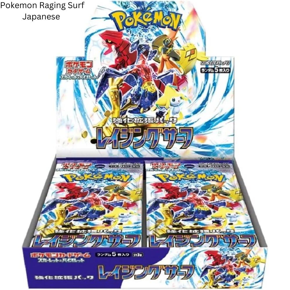 Pokemon Raging Surf Japanese Booster Box - SV3a image 0