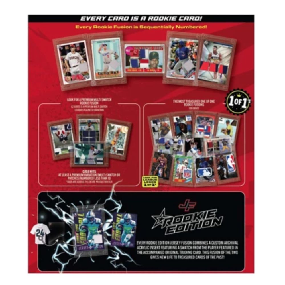 2025 Jersey Fusion All Sports Rookie Edition Hobby Box image 4