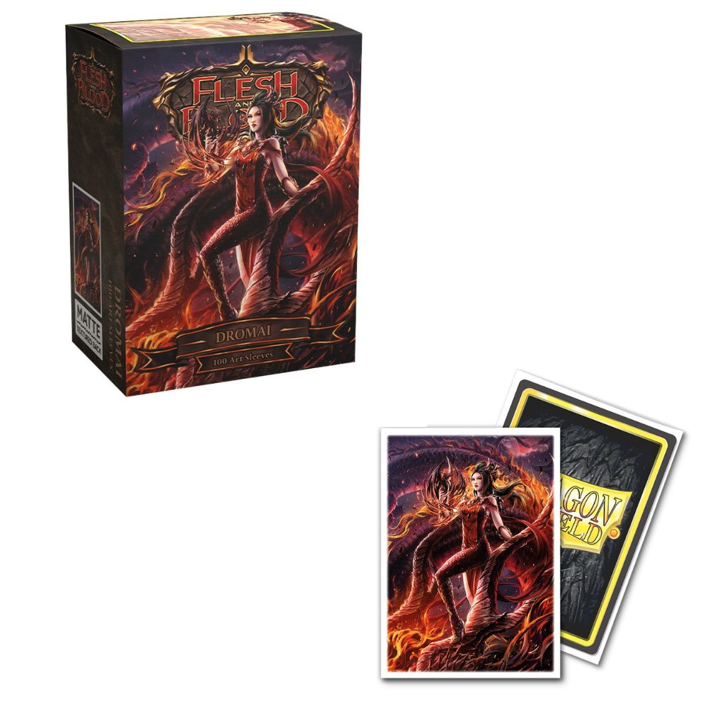 Flesh and Blood - Dromai 100CT, Dragon Shield Sleeves: Standard Matte Art image 0