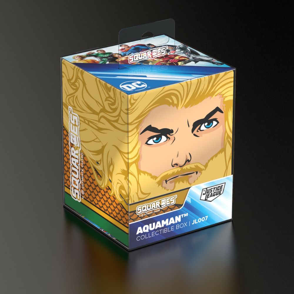 Squaroes: 100+ Deckbox -DC Comics Justice League - Aquaman image 0