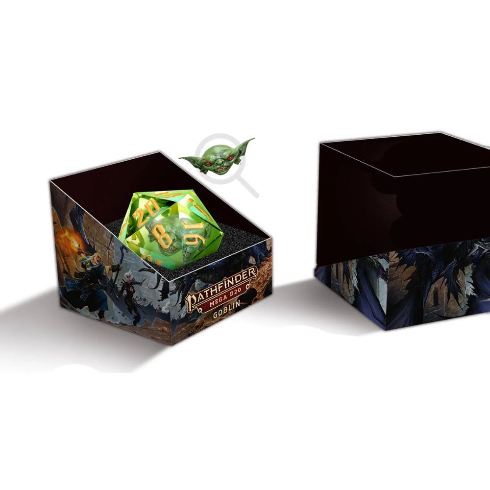 FanRoll: 1CT 55mm Mammoth D20 - Pathfinder Goblin image 0