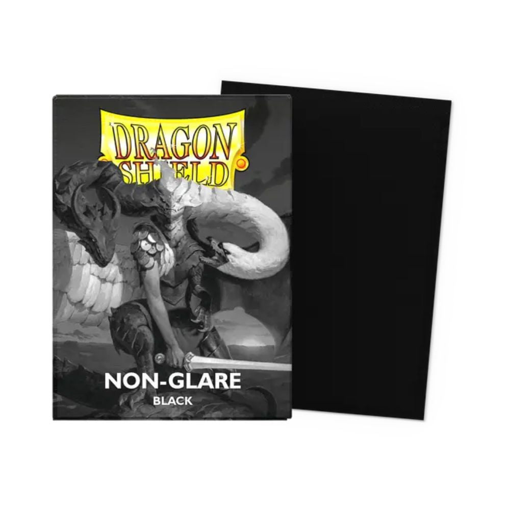 Dragon Shield Sleeves: Standard Non-Glare Matte - Black 100CT #AT11822 image 0