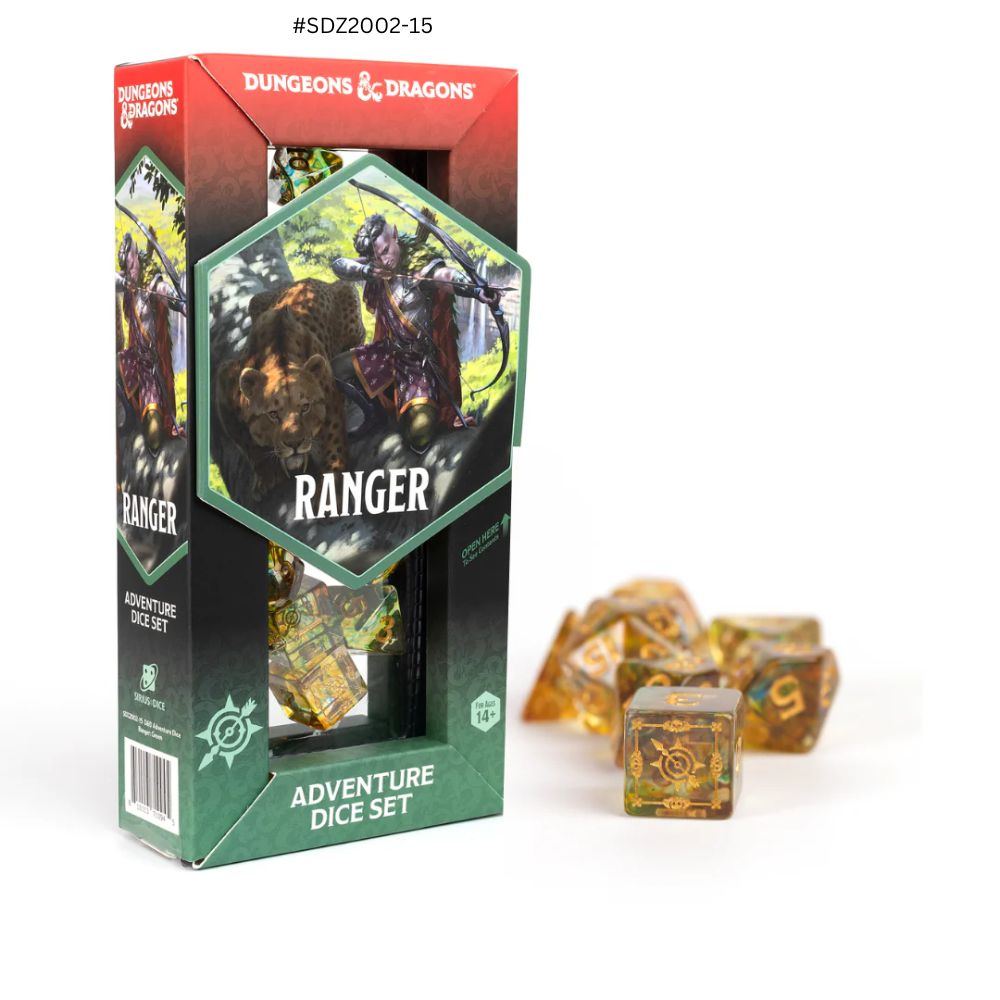 Dungeons & Dragons Adventure Dice - Ranger Multi-Colored | Sirius Dice image 0