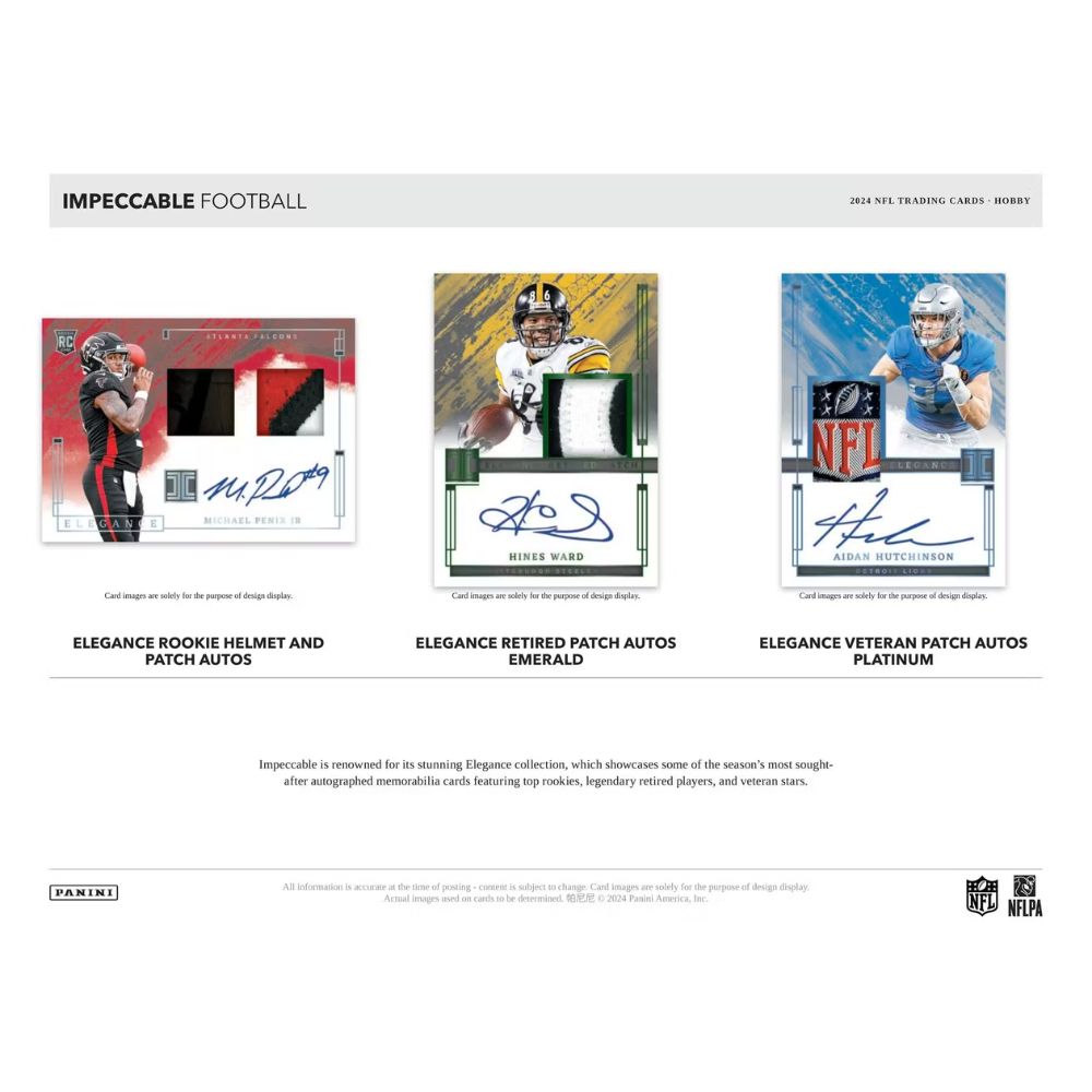 2023-24 Panini Impeccable Football Hobby Box image 4