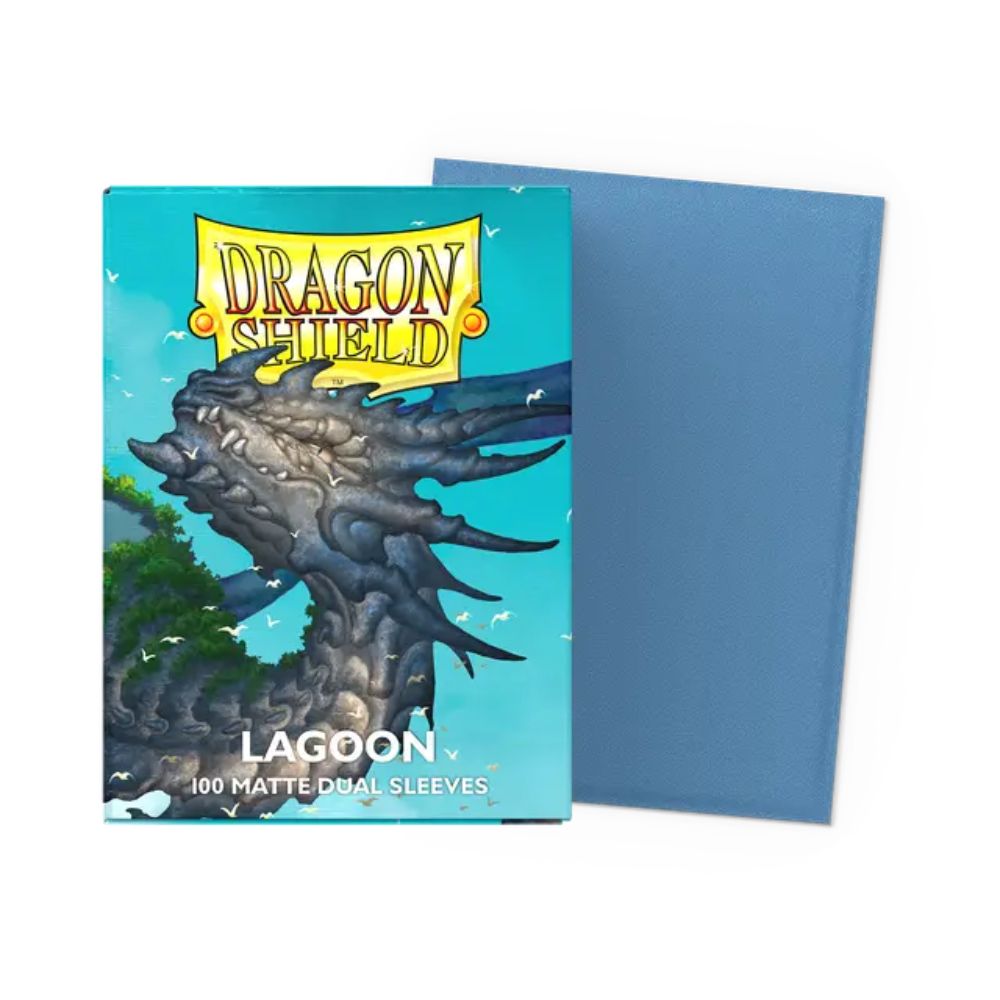 Dragon Shield Sleeves: Standard Matte Dual - Lagoon 100CT image 0