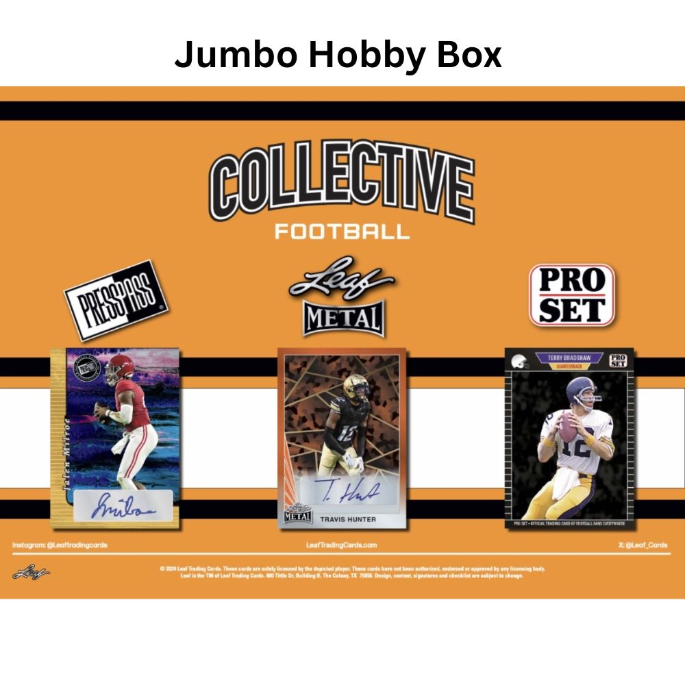 2024 Leaf Collective Football Jumbo Hobby Box image 0