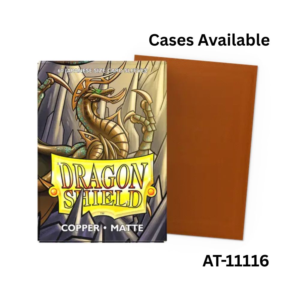 Dragon Shield Sleeves: Japanese Matte - Copper 60CT / #AT-11116