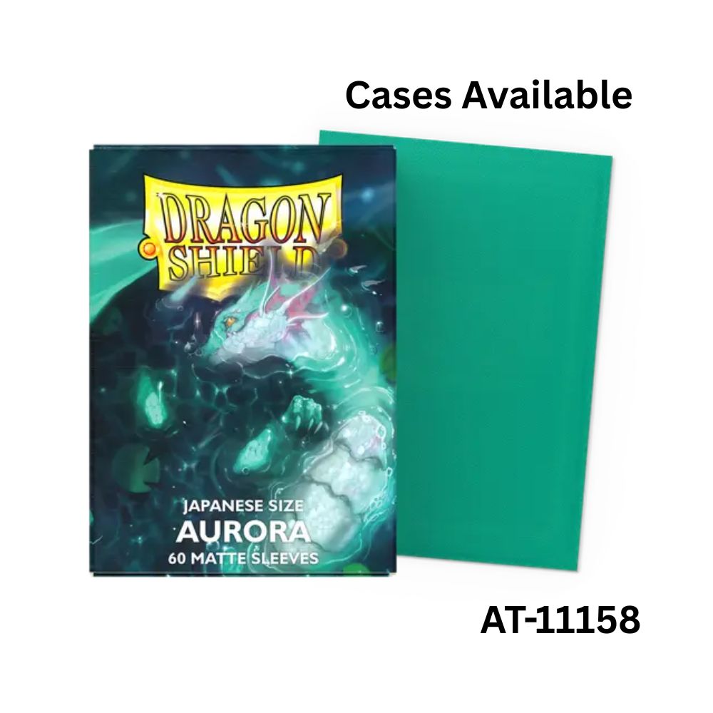 Dragon Shield Sleeves: Japanese Matte Player's Choice - Aurora 60CT / # AT-11158