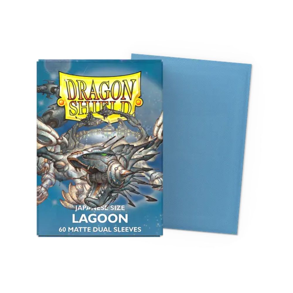 Dragon Shield Sleeves: Japanese Matte Dual - Lagoon 60CT / # AT-15148