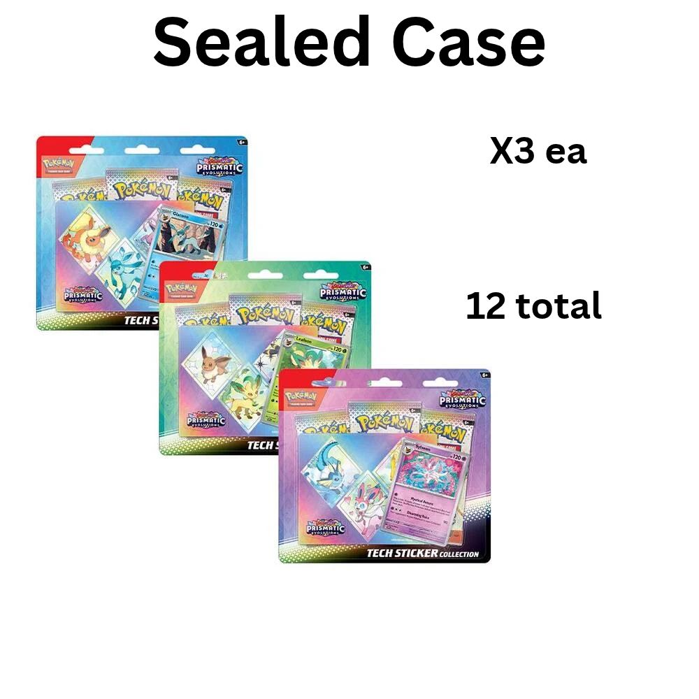Prismatic Evolutions Tech Sticker Collection Case
