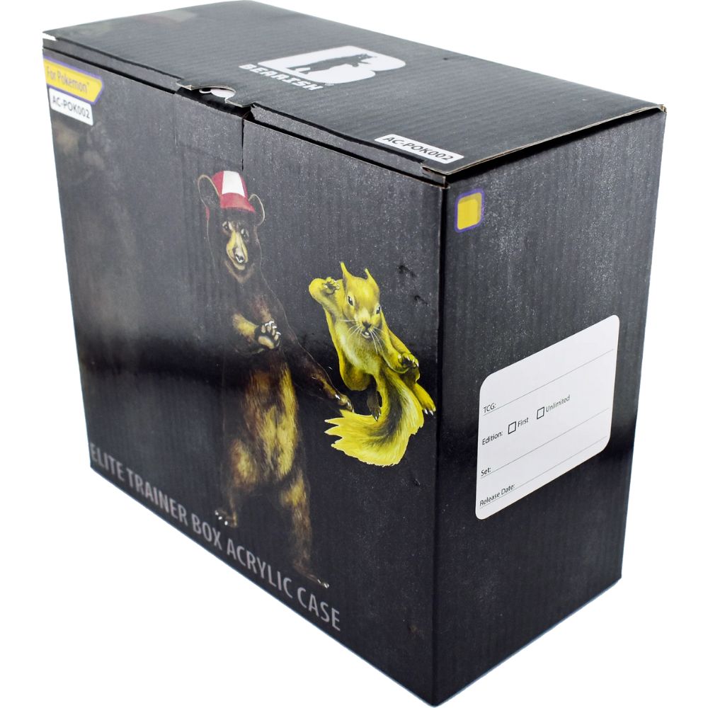 Bearish Acrylic Case Pokemon Elite Trianer Box