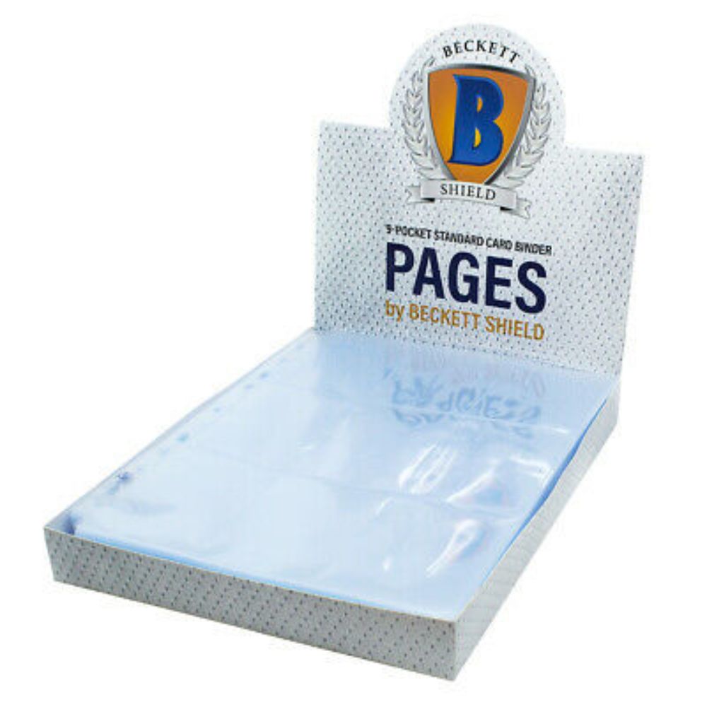 Beckett Shield: 9-Pocket Display Pages / 100 count