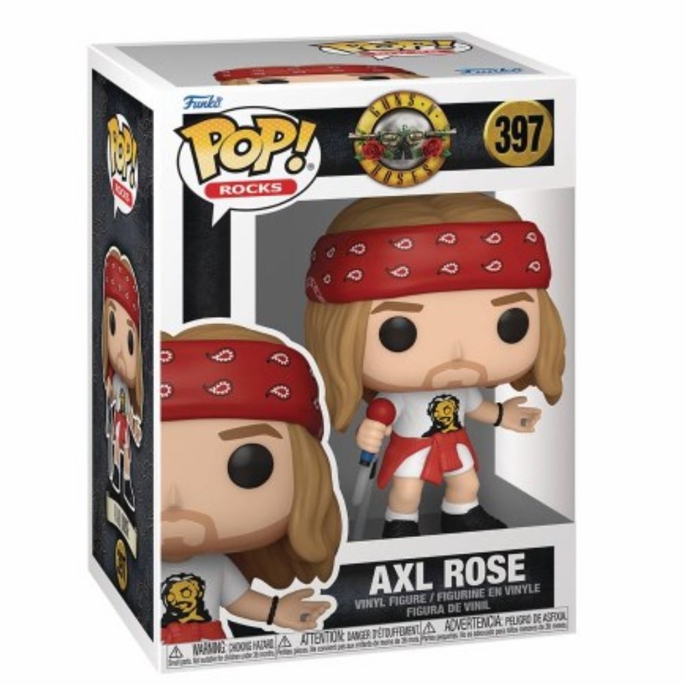 POP Rocks Guns n Roses Axl Rose Vinyl Figure FNK #397
