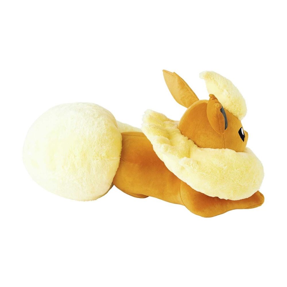 Pokemon Flareon Life Size Jumbo Plush lying down Japan Genuine