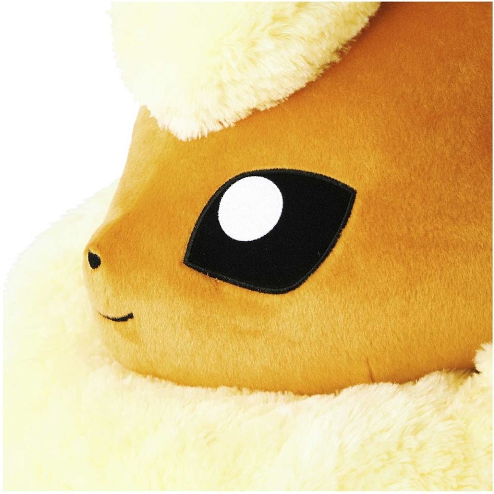 Pokemon Flareon Life Size Jumbo Plush lying down Japan Genuine