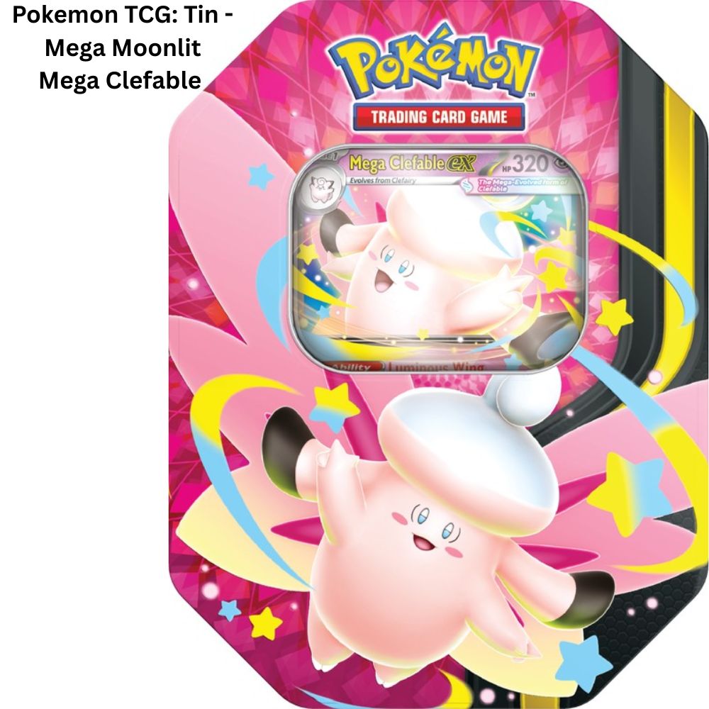 Pokemon TCG: Tin - Mega Moonlit- Mega Clefable