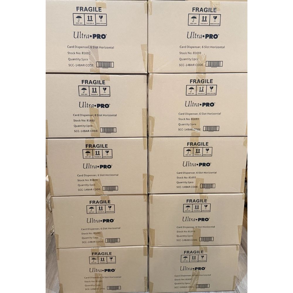 Ultra Pro: 6-Slot Wax Card Dispenser - Acrylic/ Stackable