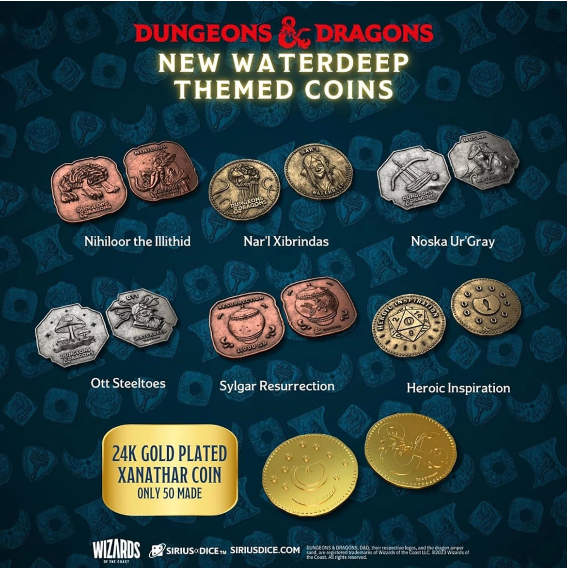 Sirius Dice: D&D Xanathar's Treasure Pack image 7