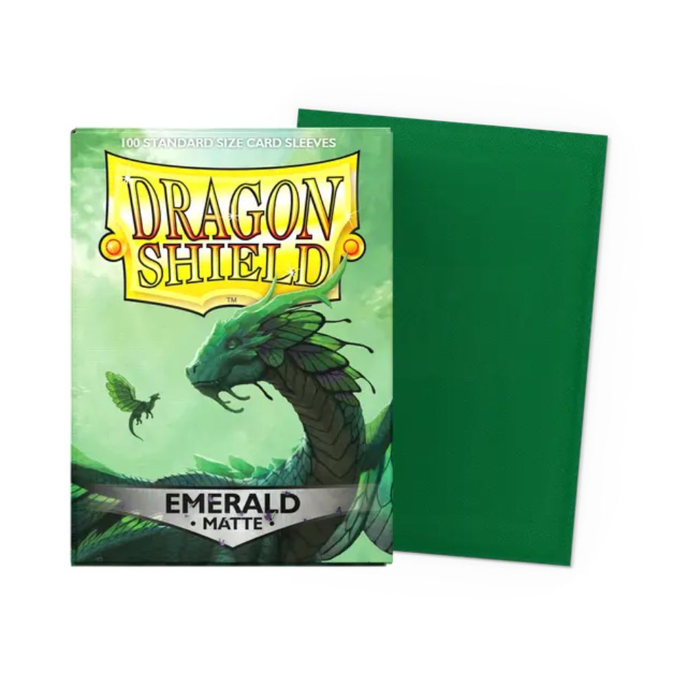 Dragon Shield Sleeves: Standard Matte - Emerald 100CT image 0
