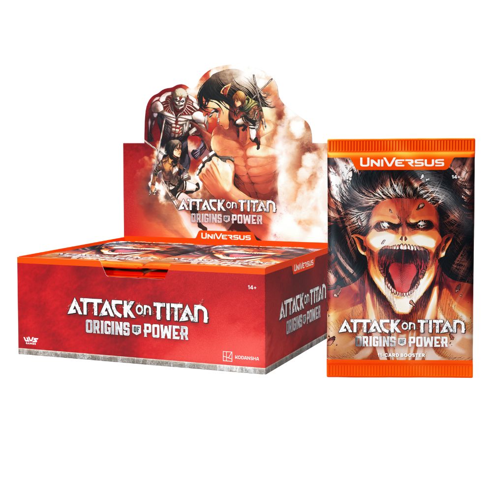 UniVersus CCG: Attack on Titan - Origins of Power Booster Display image 0