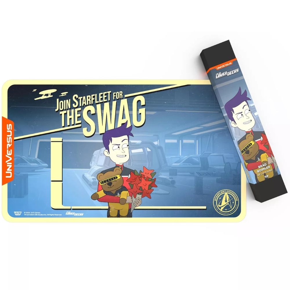 UniVersus: Star Trek: Lower Decks - Brad Boimler Playmat - 24 x 14 Neoprene Mat image 0