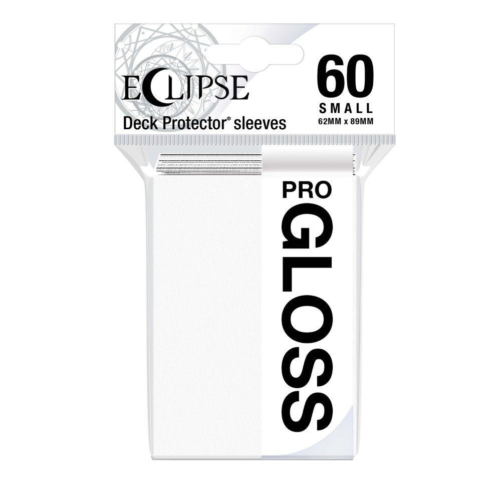 Ultra Pro Small Sleeves Eclipse Gloss Arctic White 60 Count image 0