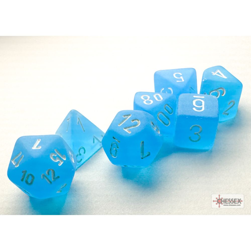 Frosted Mini 7 Die Set Caribbean Blue/White / #CHX20416 image 1