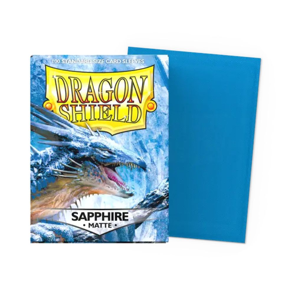 Dragon Shield Sleeves: Standard Matte - Sapphire 100CT image 1