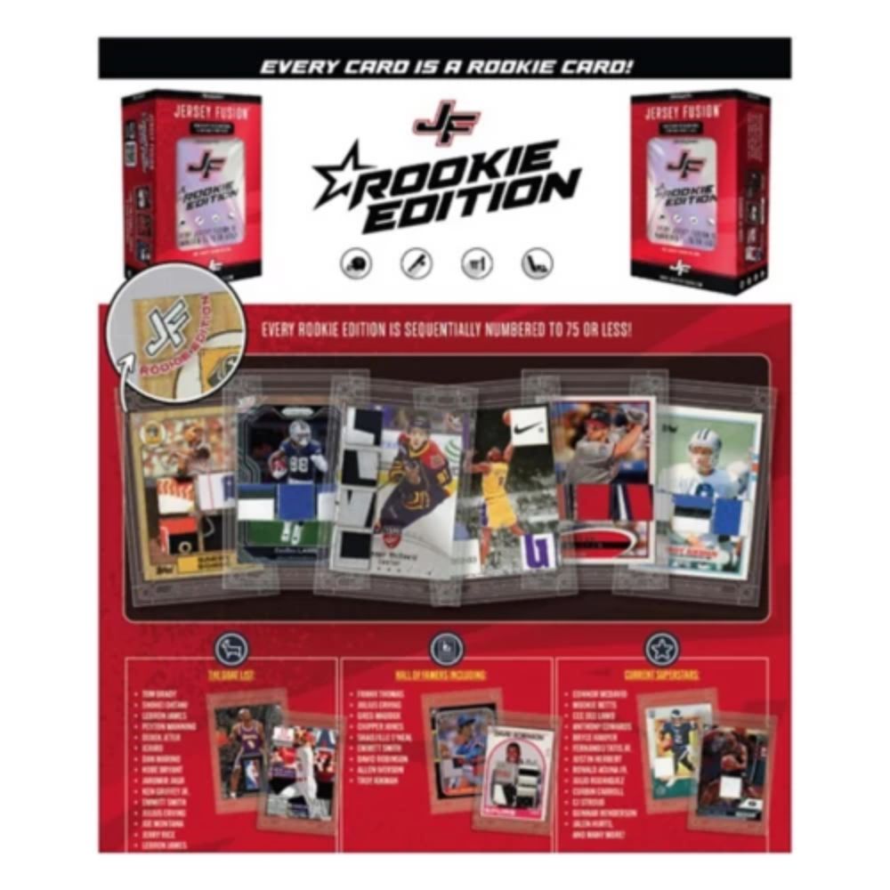 2025 Jersey Fusion All Sports Rookie Edition Hobby Box image 3