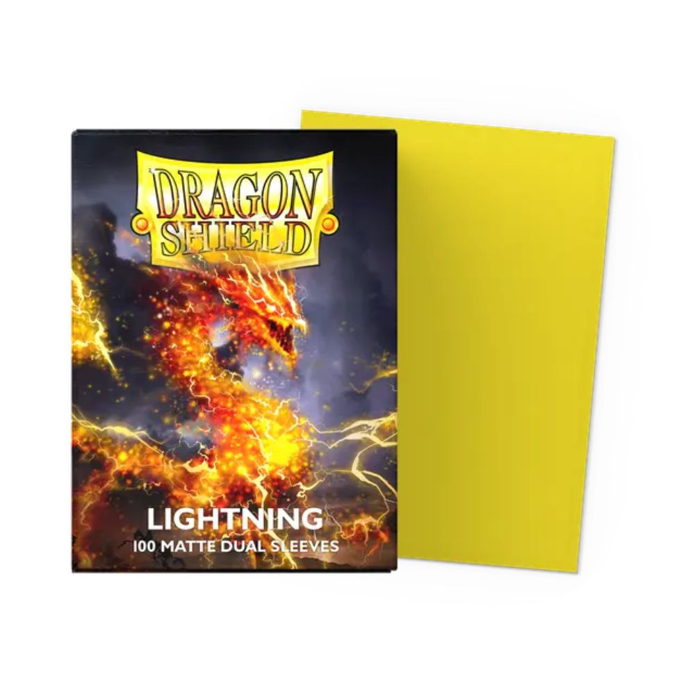 Dragon Shield Sleeves: Standard Matte Dual - Lightning 100CT image 0