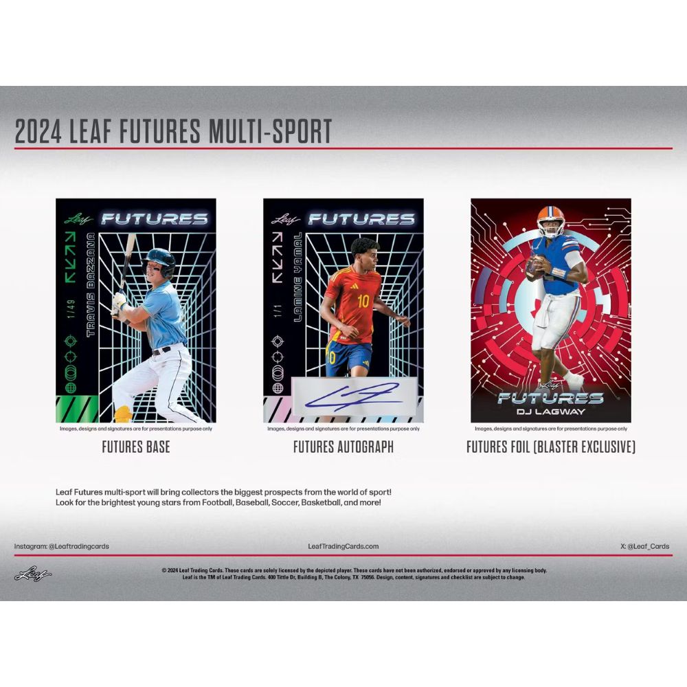 2024 Leaf Multisport Futures Hobby Box image 5