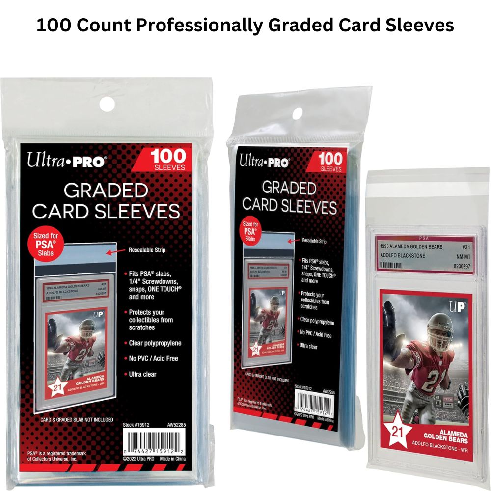 Ultra PRO - PSA Graded Card Slab Resealable Sleeves (100 ct.) image 0