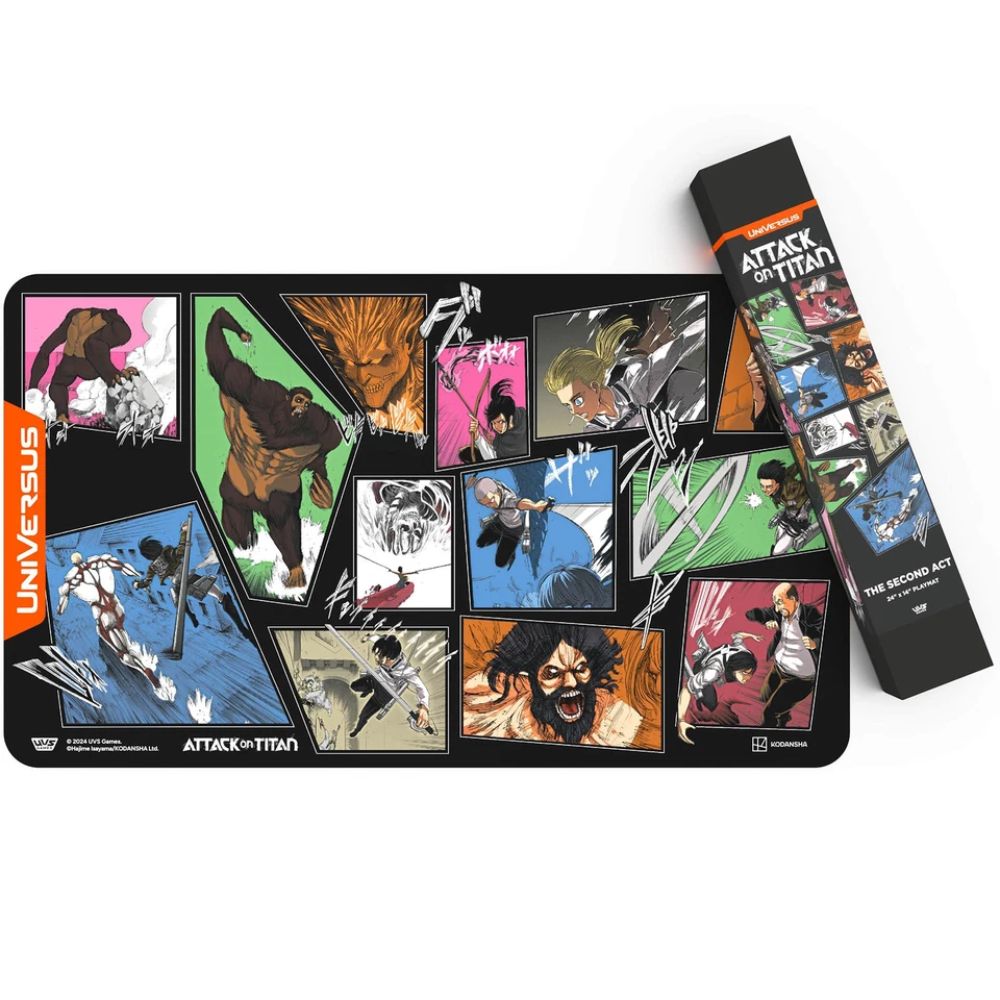 UniVersus CCG: Attack on Titan - The Second Act Playmat image 0