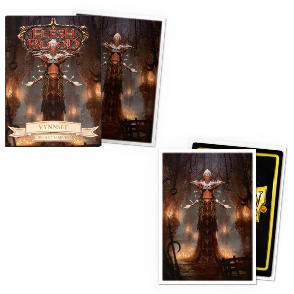Flesh and Blood - Vynnset 100CT Dragon Shield Sleeves: Standard Brushed Art image 0