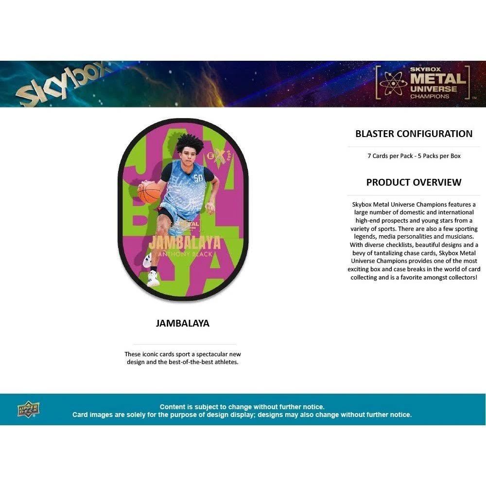 2023 Upper Deck Skybox Metal Universe Champions Blaster Box image 9