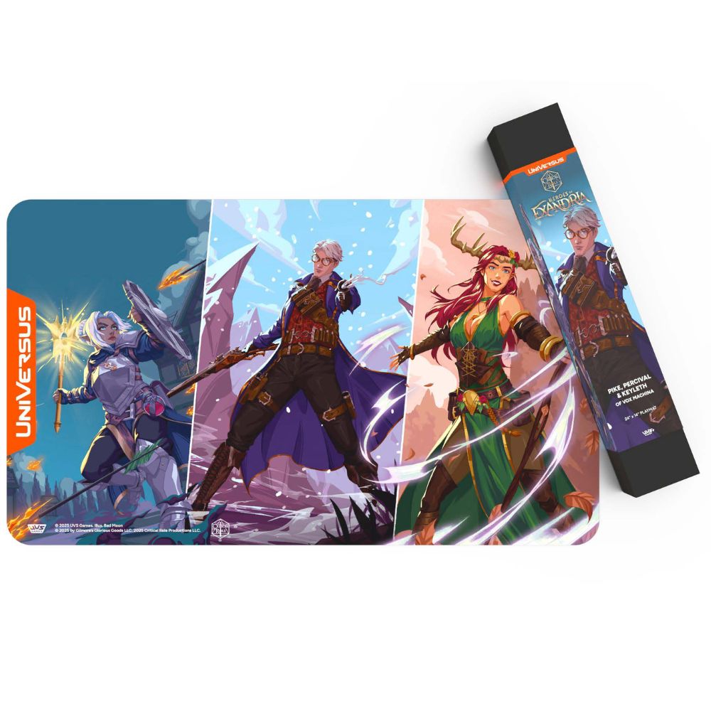 UniVersus CCG: Critical Role - Pike, Percival, & Keyleth Playmat image 0