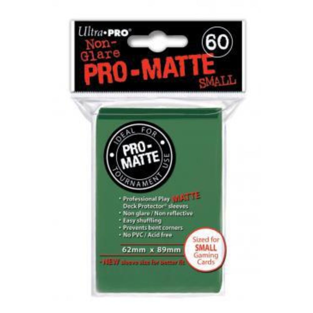 Ultra Pro Deck Protector Small Green Pro-Matte image 0