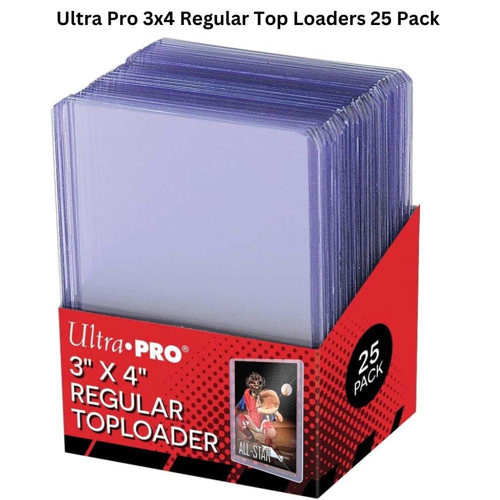 Ultra Pro 3" X 4" Clear Regular Toploader 25ct Top Loaders for Cards Baseball Ca image 0