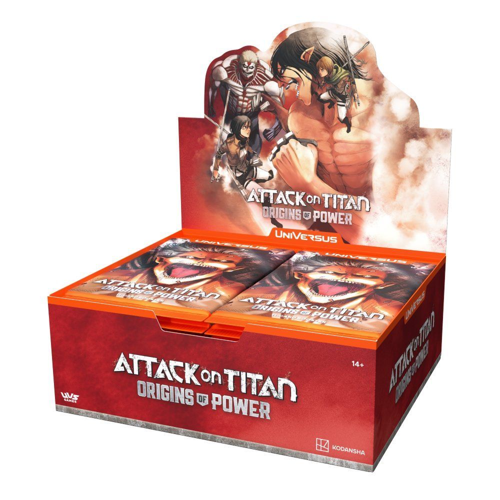 UniVersus CCG: Attack on Titan - Origins of Power Booster Display image 1