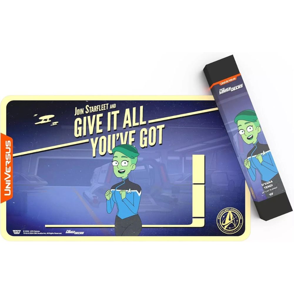 UniVersus: Star Trek: Lower Decks - D’Vana Tendi Playmat - 24 x 14 Neoprene Mat image 0