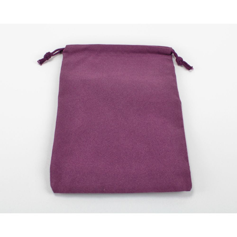 Dice Bag Suedecloth (L) Purple 5" x 7 1/2" Chessex #02397 image 0