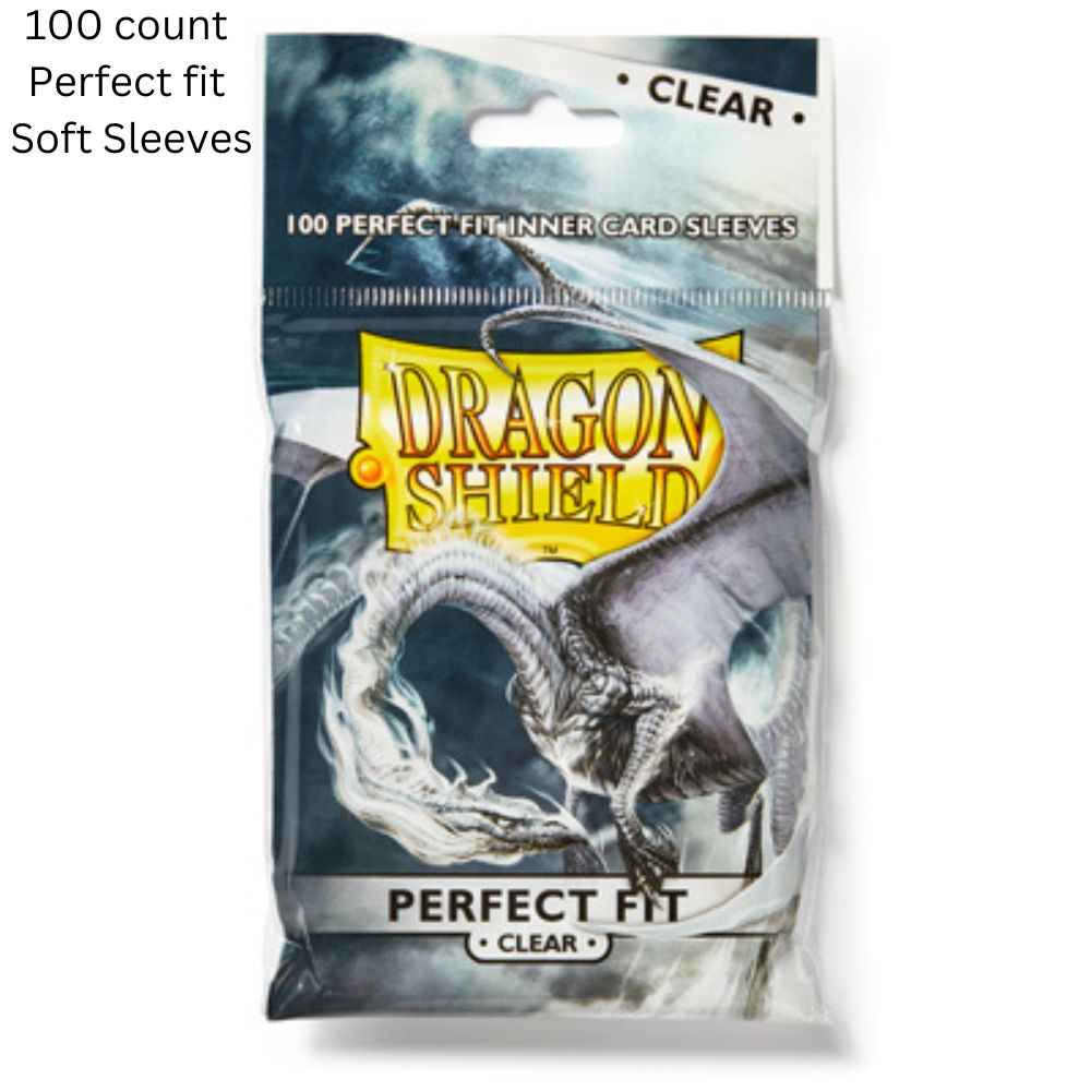 Dragon Shield Sleeves: Perfect Fit Standard - Clear 100CT image 0